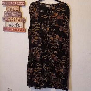 Vintage button down top long